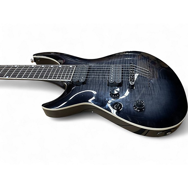 Used ESP LTD H31007B Trans Black Solid Body Electric Guitar