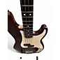 Used Fender Standard Precision Bass Burgandy Electric Bass Guitar