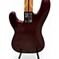 Used Fender Standard Precision Bass Burgandy Electric Bass Guitar