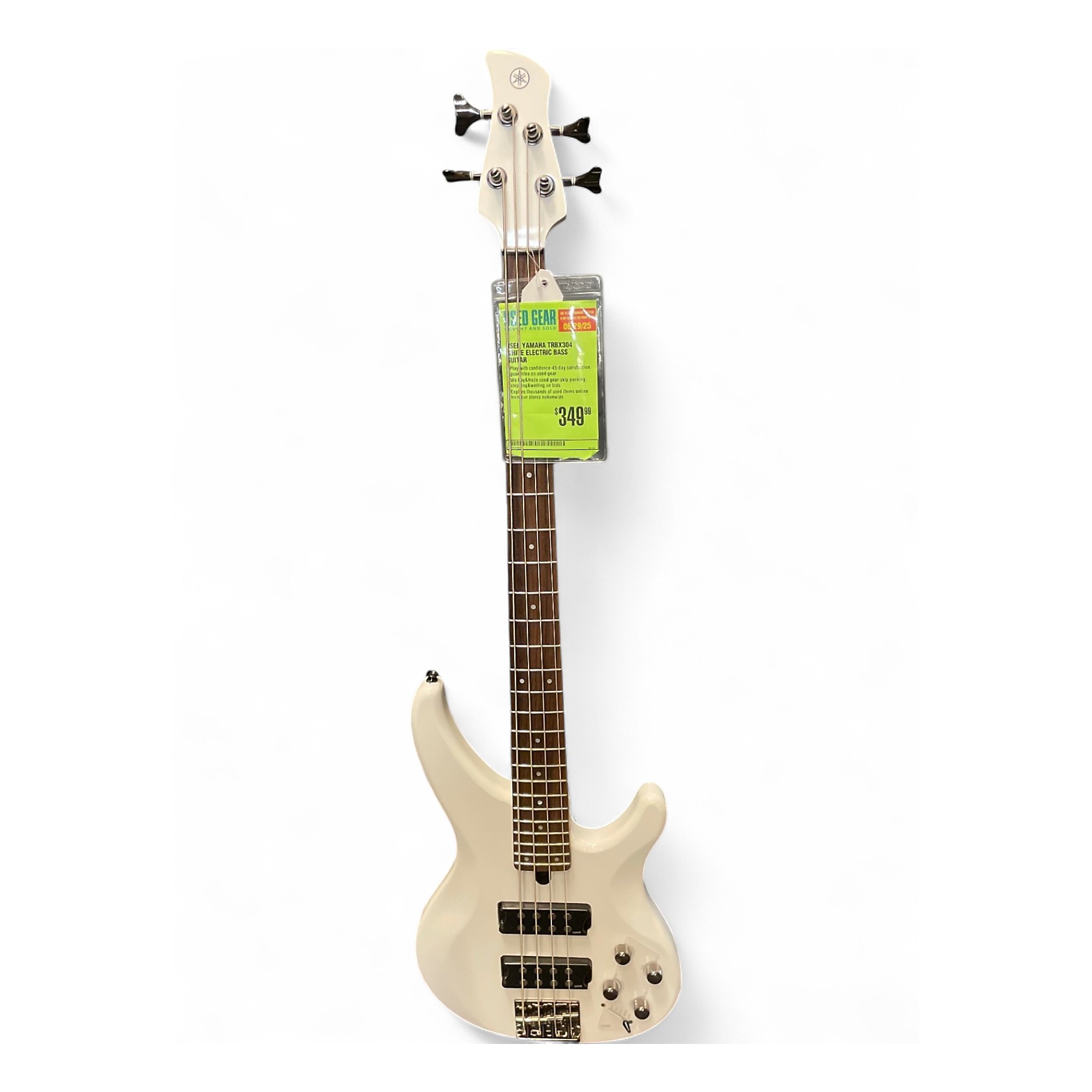 【2025秋冬新作】 WHITE TRBX304 Yamaha Used Electric WHITE Guitar Bass ベース