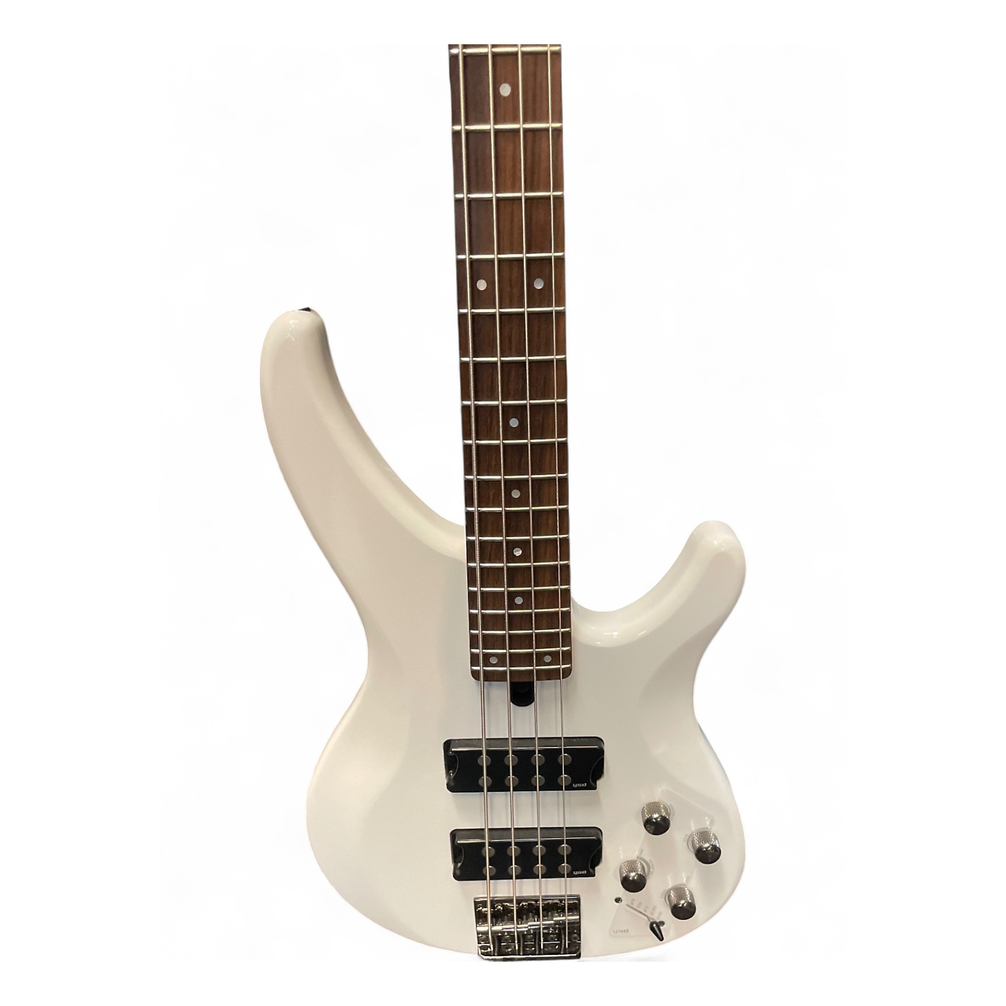 Used Yamaha TRBX304 WHITE Electric Bass Guitar WHITE