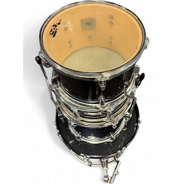 Used SPL 4 Piece 4 piece kit black Drum Kit