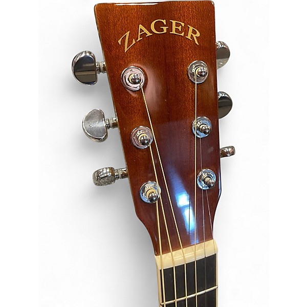 Used Zager ZAD-50CE Natural Acoustic Electric Guitar