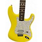Used Fender Tom Delonge Signature Stratocaster Graffiti Yellow Solid Body Electric Guitar