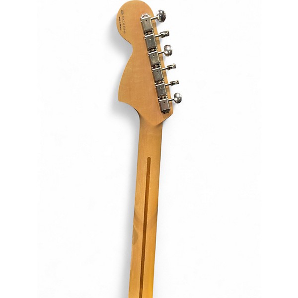 Used Fender Tom Delonge Signature Stratocaster Graffiti Yellow Solid Body Electric Guitar