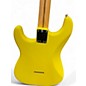 Used Fender Tom Delonge Signature Stratocaster Graffiti Yellow Solid Body Electric Guitar