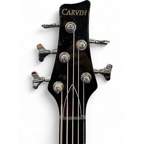 Used Carvin IC5SP Jet Black Electric Bass Guitar