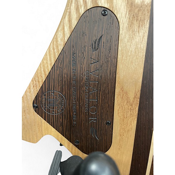 Used Aviator Custom Guitars HELLCAT Walnut Solid Body Electric Guitar