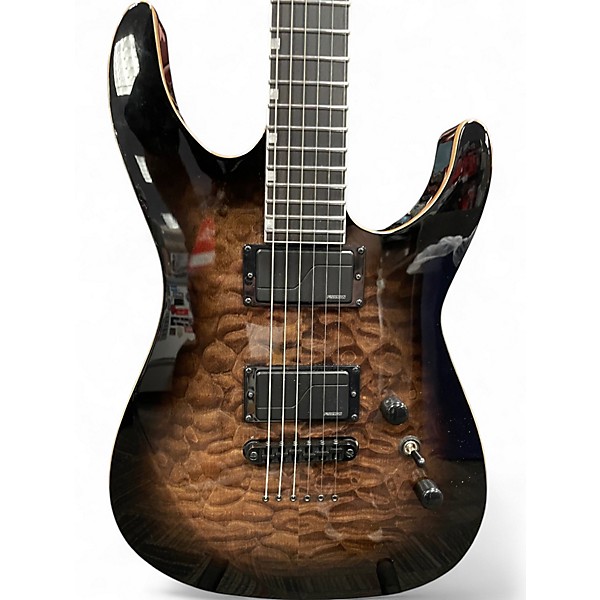 Used ESP LTD JM-II BLACK SHADOW BURST Solid Body Electric Guitar