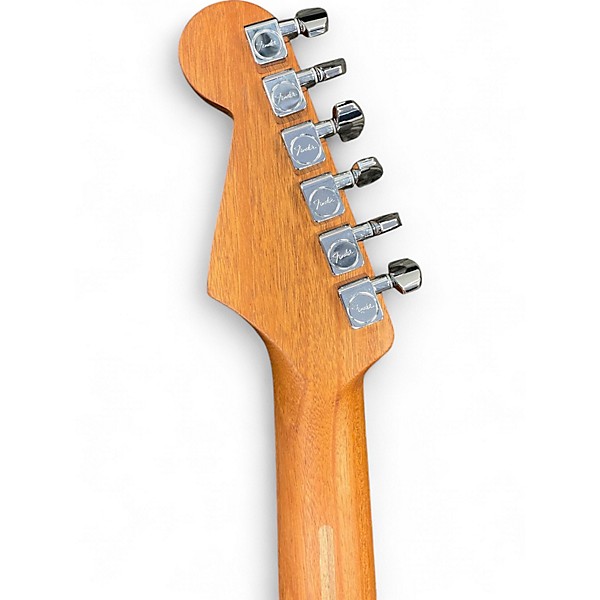 Used Fender Acoustasonic Jazzmaster Bourbon Burst Acoustic Electric Guitar