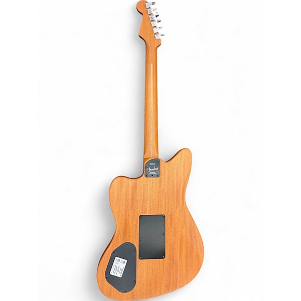 Used Fender Acoustasonic Jazzmaster Bourbon Burst Acoustic Electric Guitar