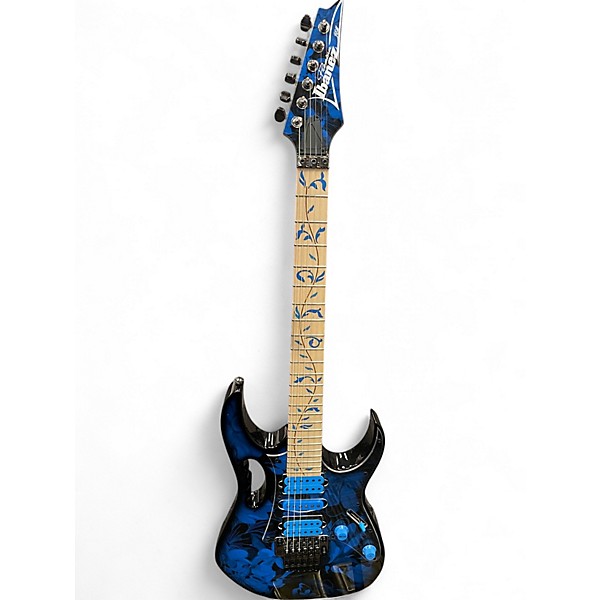 Used Ibanez JEM77P Black Solid Body Electric Guitar