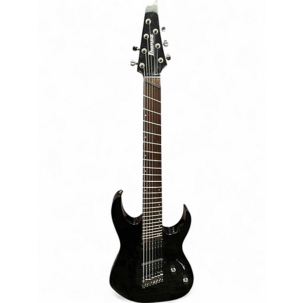 Used Ibanez RGMS7 Black Solid Body Electric Guitar
