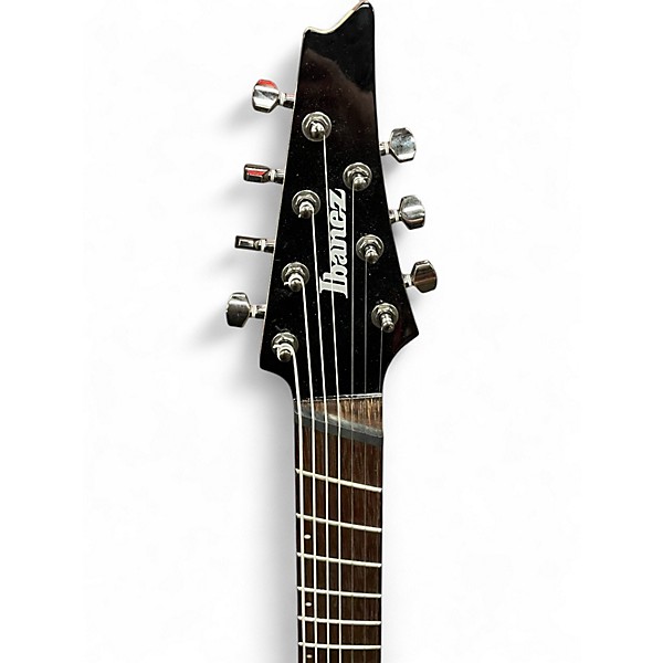 Used Ibanez RGMS7 Black Solid Body Electric Guitar