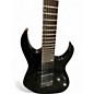 Used Ibanez RGMS7 Black Solid Body Electric Guitar
