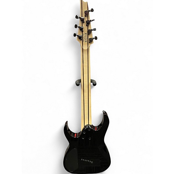 Used Ibanez RGMS7 Black Solid Body Electric Guitar