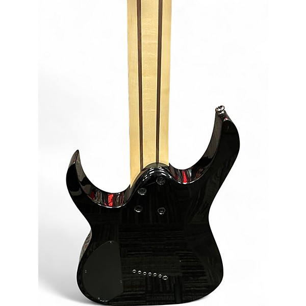 Used Ibanez RGMS7 Black Solid Body Electric Guitar