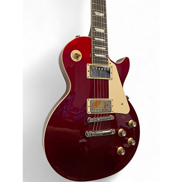 Used 2024 Gibson Les Paul Standard 60's Plain Top Sparkling Burgundy Solid Body Electric Guitar
