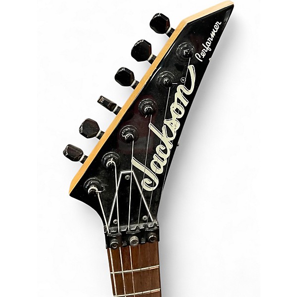 Used Jackson JS3T RHOADS PERFORMER FLYING V Trans Blue Solid Body Electric Guitar