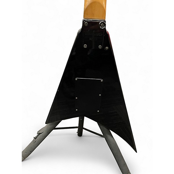 Used Jackson JS3T RHOADS PERFORMER FLYING V Trans Blue Solid Body Electric Guitar