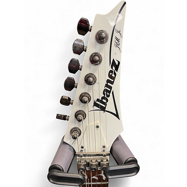 Used Ibanez JEMJR White Solid Body Electric Guitar