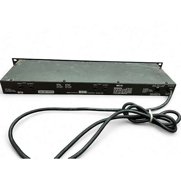 Used RANE ME15 Dual 15 Band Equalizer