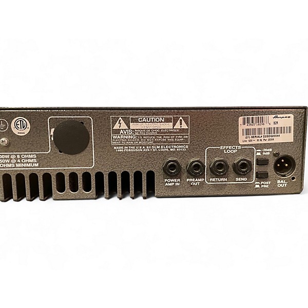 Used Ampeg B2R 350W Bass Amp Head