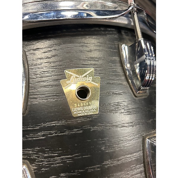 Used Ludwig 8X14 CLASSIC MAPLE HYBRID OA NIGHT OAK Drum NIGHT OAK