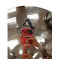 Used Zildjian 14in A Custom Hi Hat Pair Cymbal