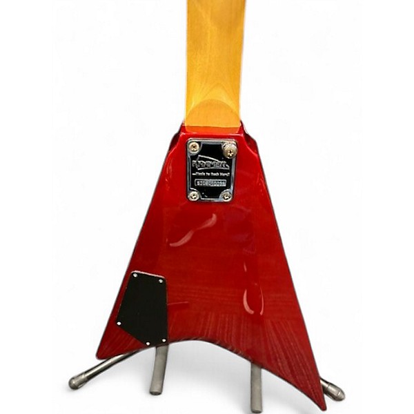 Used Kramer VANGUARD Candy Apple Red Solid Body Electric Guitar