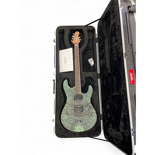 Used 2023 Ernie Ball Music Man SMY2D Jade Burl Solid Body Electric Guitar