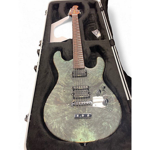 Used 2023 Ernie Ball Music Man SMY2D Jade Burl Solid Body Electric Guitar