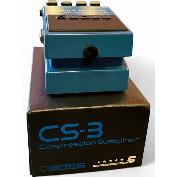Used BOSS CS3 Compressor Sustainer Effect Pedal