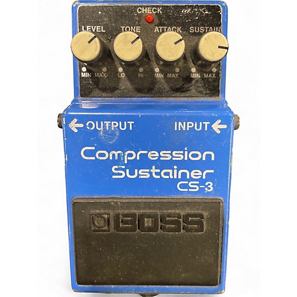 Used BOSS CS3 Compressor Sustainer Effect Pedal