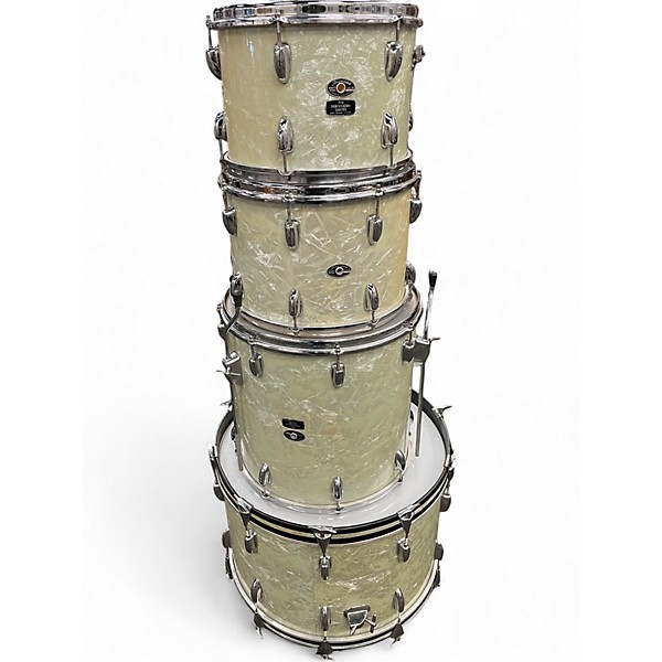 Vintage 1980s Slingerland 4 Piece 4 PIECE KIT PEARLOID Drum Kit