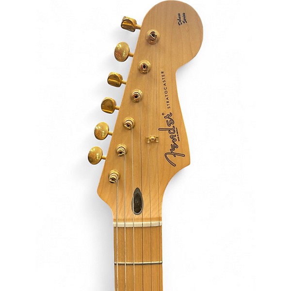 Used Fender Deluxe Player Stratocaster Tobacco Burst Solid Body Electric Guitar
