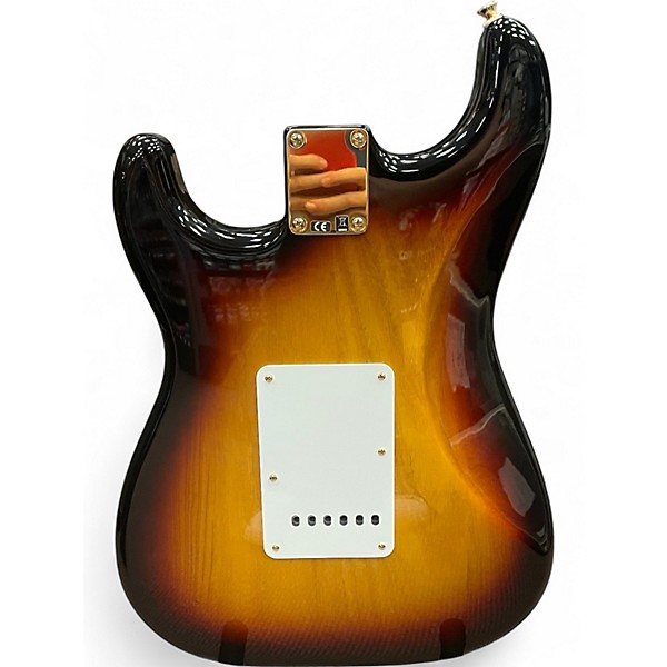 Used Fender Deluxe Player Stratocaster Tobacco Burst Solid Body Electric Guitar