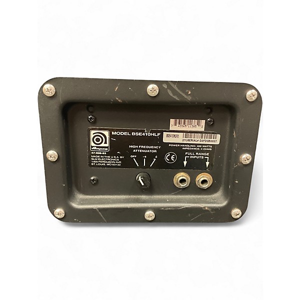 Used Ampeg BSE410HLF Bass Cabinet