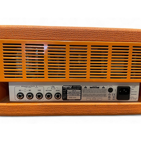 Used Orange Amplifiers OR15H 15W Tube Guitar Amp Head