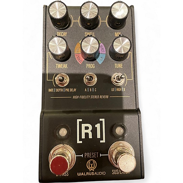 Used Walrus Audio R1 STEREO REVERB Effect Pedal