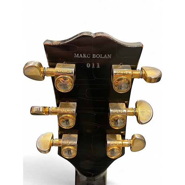 Used Gibson Custom Shop Aged Marc Bolan Signature Les Paul Shablee Solid Body Electric Guitar