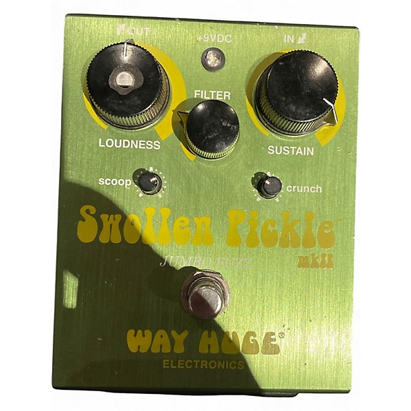 Used Way Huge Electronics WHE401 Swollen Pickle MKII Super Jumbo Fuzz Effect Pedal