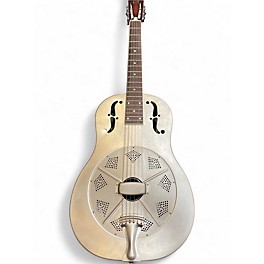 Used National RAW NICKEL NRP NICKEL Resonator Guitar