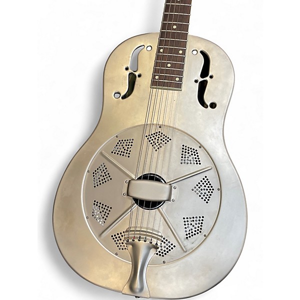 Used National RAW NICKEL NRP NICKEL Resonator Guitar