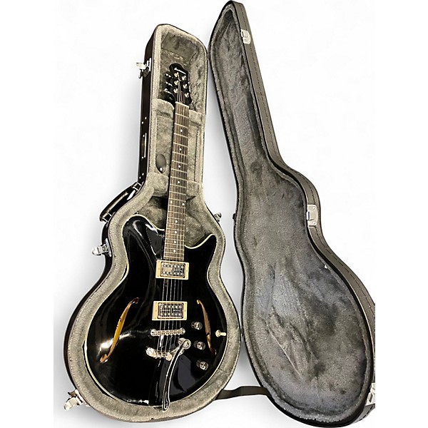 Used Eastman Romeo NYC Black Hollow Body Electric Guitar