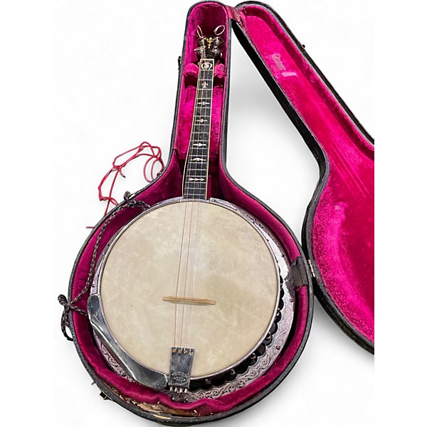 Used 1925 Lyon & Healy Washburn A Tenor Banjo Vintage Natural Banjo