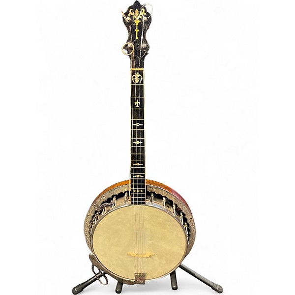 Used 1925 Lyon & Healy Washburn A Tenor Banjo Vintage Natural Banjo
