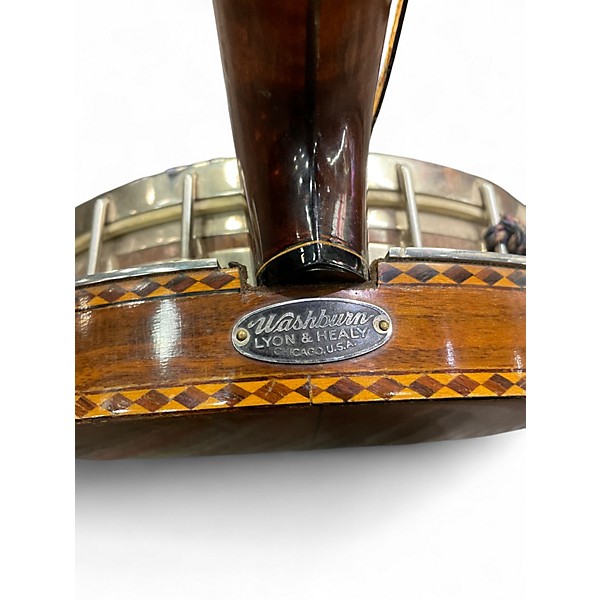 Used 1925 Lyon & Healy Washburn A Tenor Banjo Vintage Natural Banjo