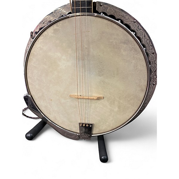 Used 1925 Lyon & Healy Washburn A Tenor Banjo Vintage Natural Banjo
