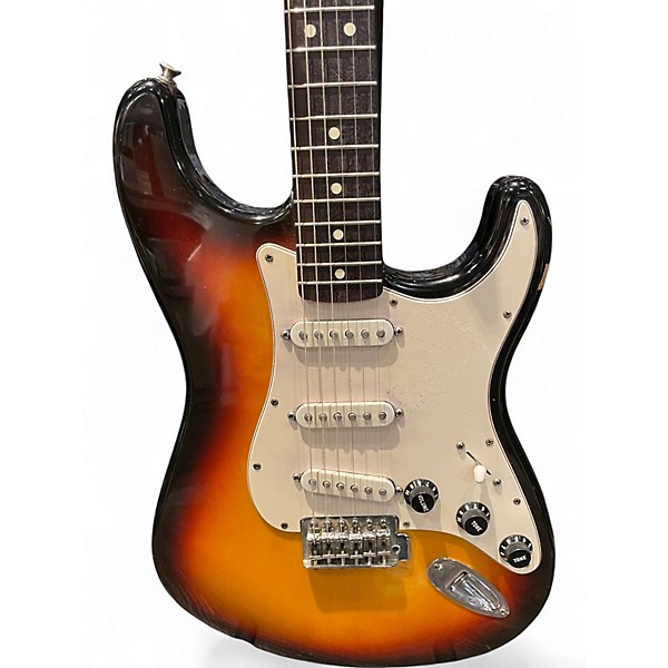 Used 2004 Fender Standard Stratocaster Sunburst Solid Body Electric Guitar